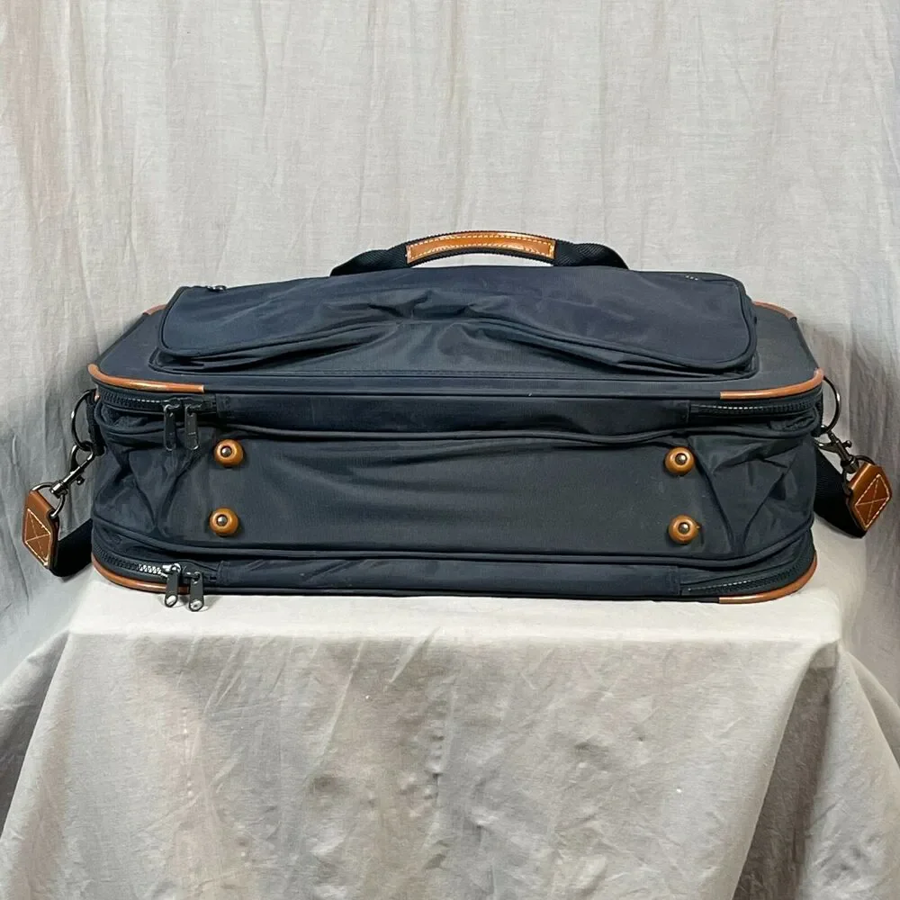 Jordache Canvas Large Carry On Shoulder Messenger Bag Travel Weekender Vintage